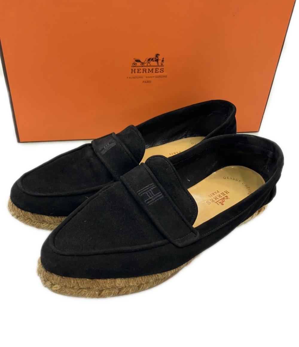 訳あり HERMES スリッポン エスパドリーユ レディース エルメス