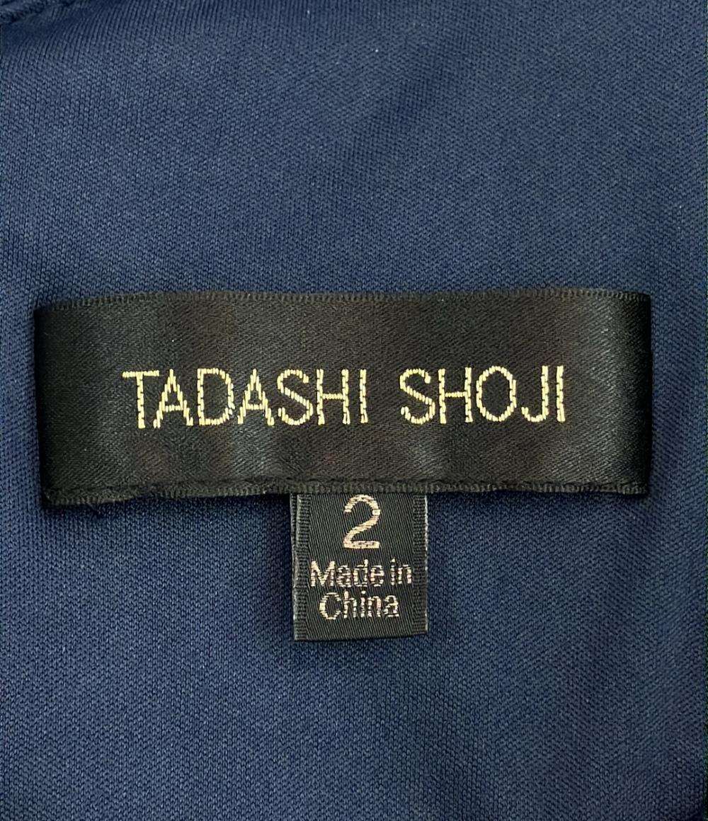 TADASHI SHOJI 半袖 刺繍ワンピース レディース SIZE 2 タダシショージ