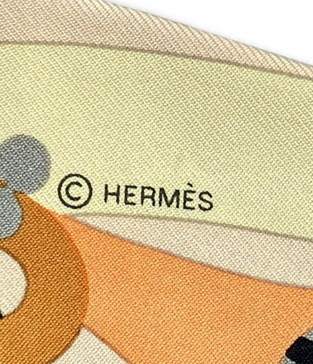 HERMES ツイリー シルク 100% パラード アンファンファーレ レディース  