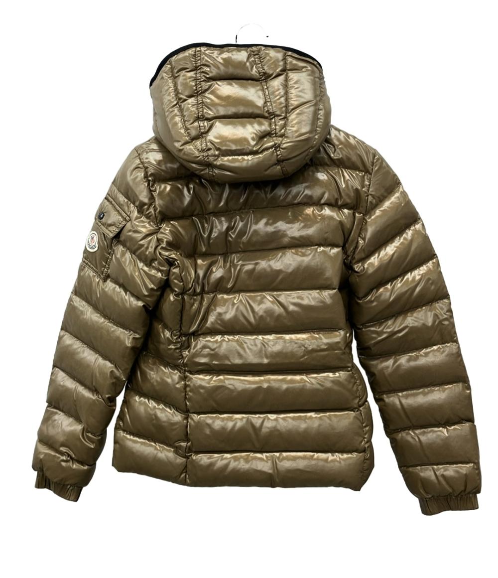 MONCLER ダウンジャケット BADY アニメタグ ワッペン 光沢 フード取り外し可 ショート ダブルジップ 116347 レディース SIZE 1 (M) モンクレール