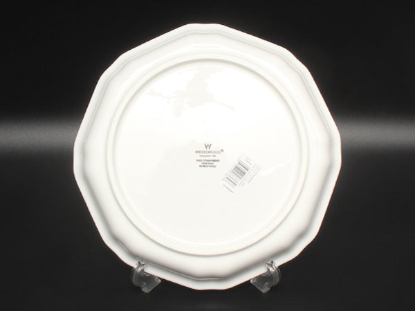 美品 WEDGWOOD オクタゴナルディッシュ 皿 25cm ワイルドストロベリー ウエッジウッド