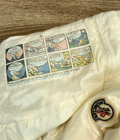 MONCLER ダウンベスト ジップアップ ロゴワッペン Ghany レディース キッズ SIZE 14Y (S) モンクレール