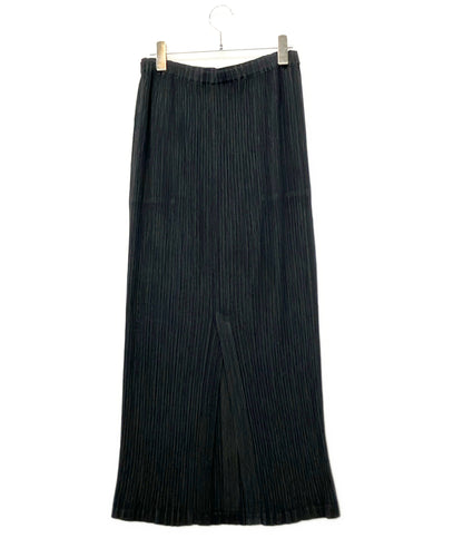 ISSEY MIYAKE ロングスカート プリーツ加工HATCHING PLEATS モード IM61FG649 レディース SIZE 3 (L) イッセイミヤケ