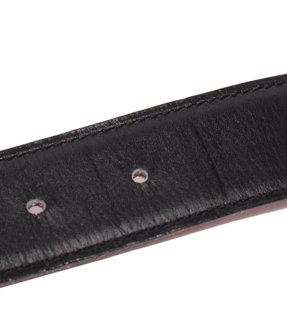 HERMES ベルト リバーシブルベルト65 エブリンバックル シルバー金具