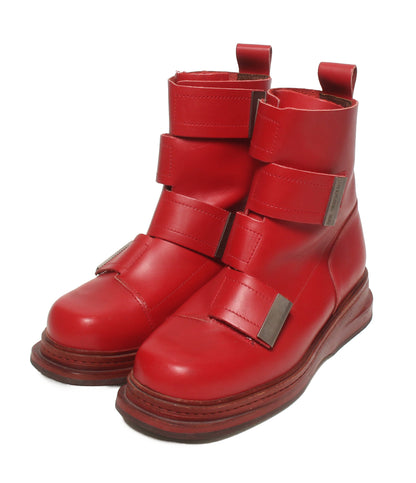 DIRK BIKKEMBERGS ベルクロブーツ レッド メンズ SIZE 41 ダークビッケンバーグ