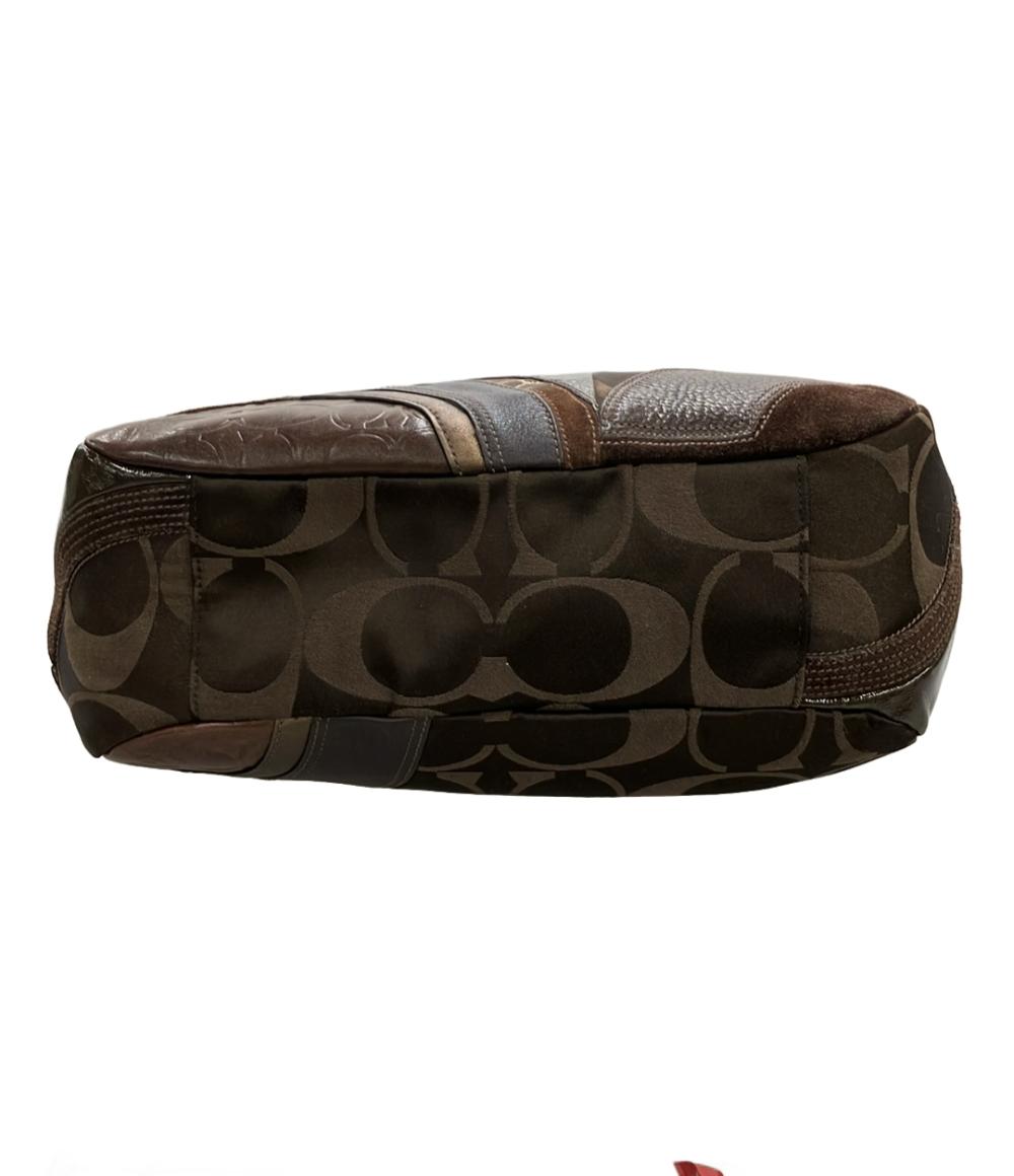 COACH トートバッグ キャンバス レザー シグネチャー F15459 レディース コーチ