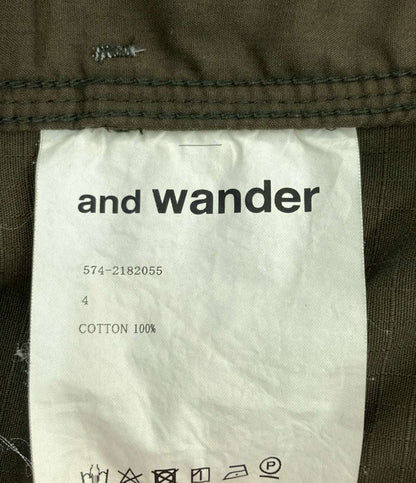 and wander カーゴパンツ 574-2182055 メンズ SIZE 4 (XL) アンドワンダー