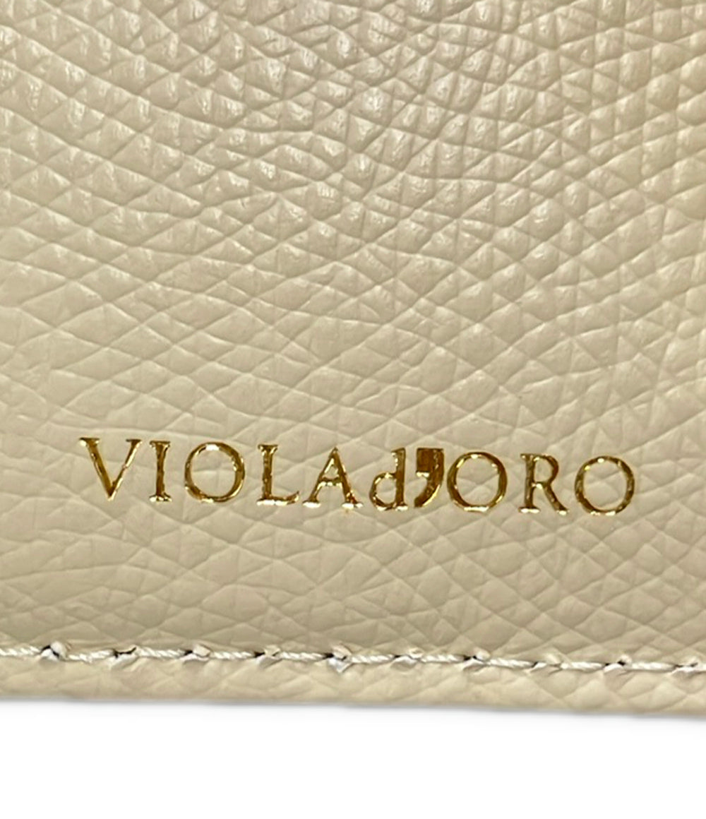 VIOLAd’ORO 二つ折り財布 L字ファスナー レディース ヴィオラドーロ
