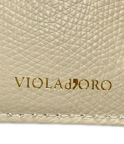 VIOLAd’ORO 二つ折り財布 L字ファスナー レディース ヴィオラドーロ