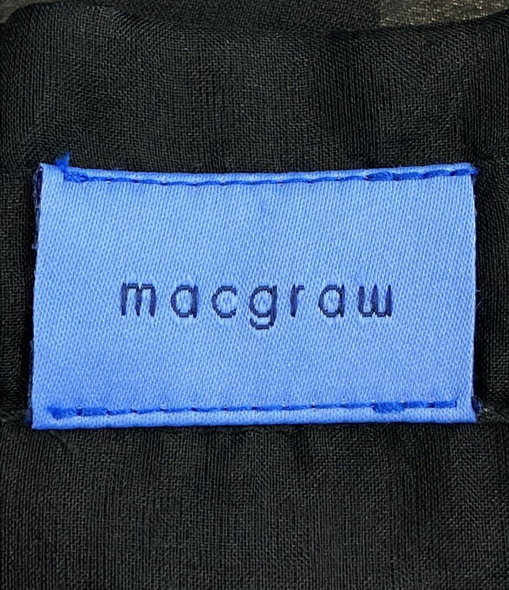 macgraw 長袖 シルク シアーブラウス レディース SIZE 42 (L) マックグロー