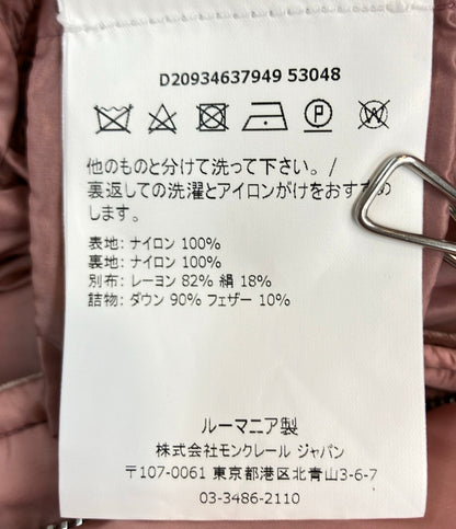 MONCLER ダウンコート TORCOL ピンク D20934637949 53048 レディース SIZE 00 (XS) モンクレール