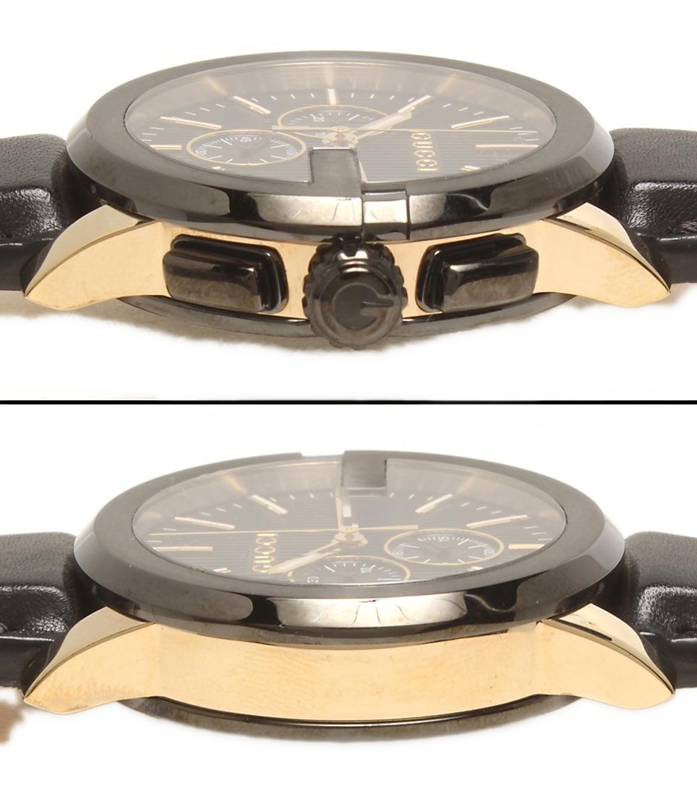 GUCCI 腕時計 クオーツ ブラック 101.2 メンズ グッチ