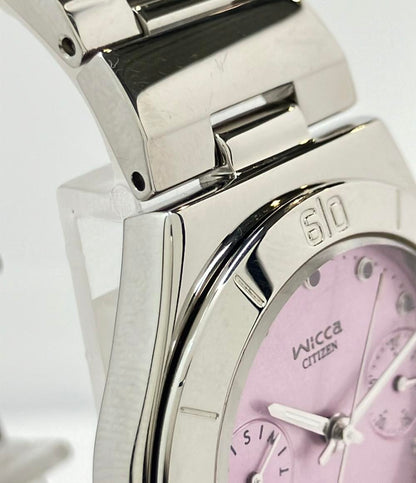 CITIZEN 腕時計 wicca ウィッカ クオーツ ピンク 6329-L20115 レディース シチズン