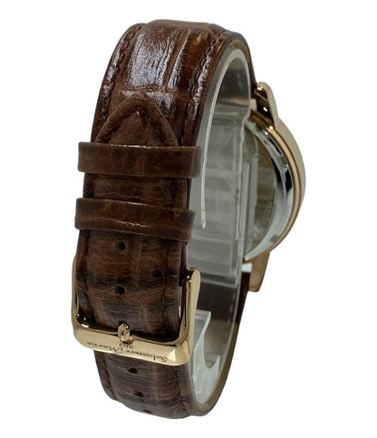 美品 Salvatore Marra 腕時計 ムーンフェイズ クオーツ ホワイト SM-21106-2 メンズ サルバトーレマーラ