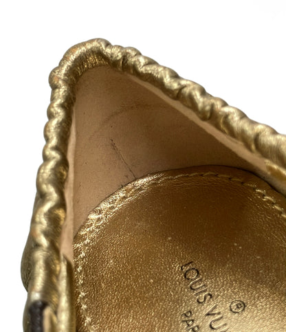 美品 LOUIS VUITTON モノグラムフラットシューズ SC 0220 M レディース SIZE 36 1/2 ルイ・ヴィトン