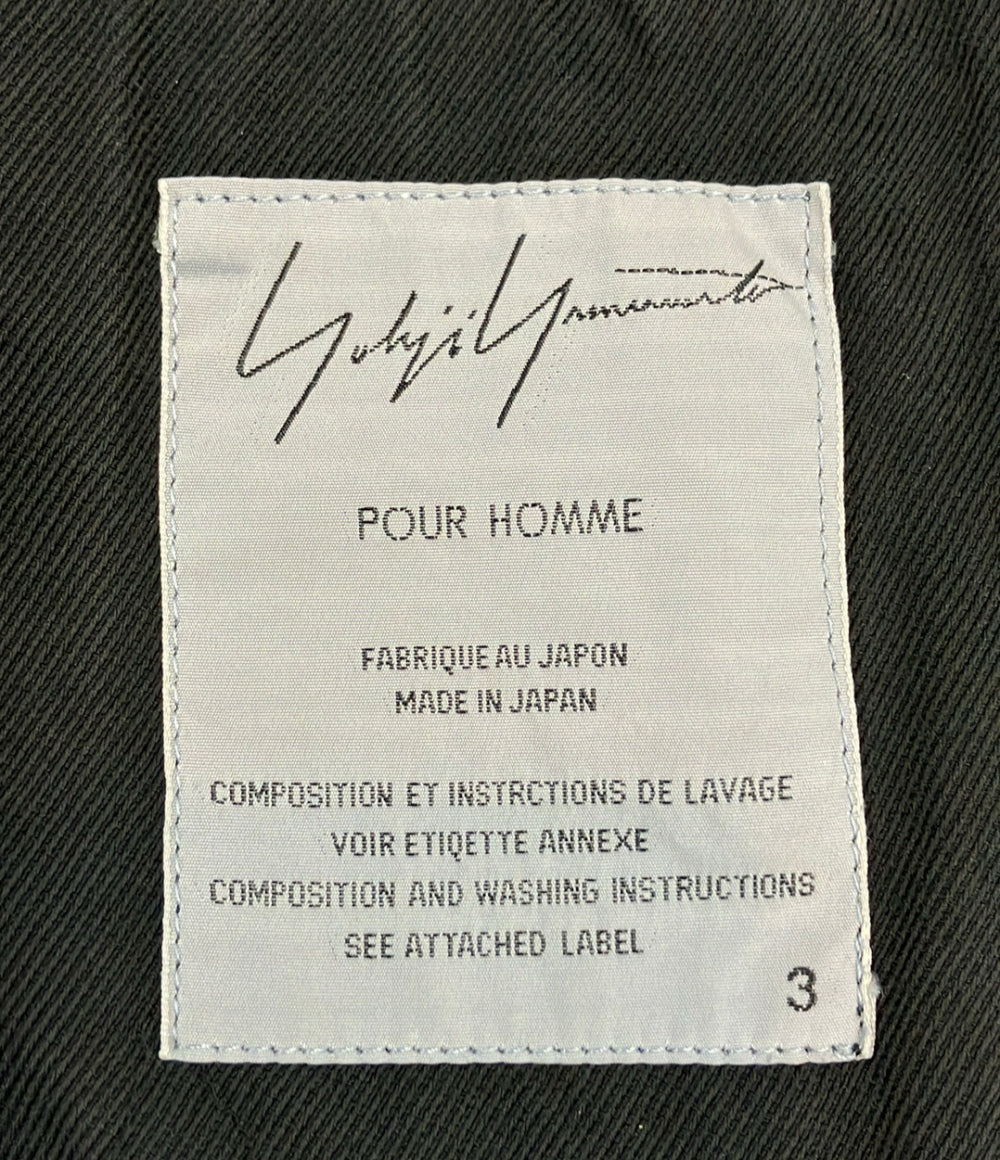 Yohji Yamamoto プルームオム レザージャケット メンズ SIZE 3 (L) ヨウジヤマモト