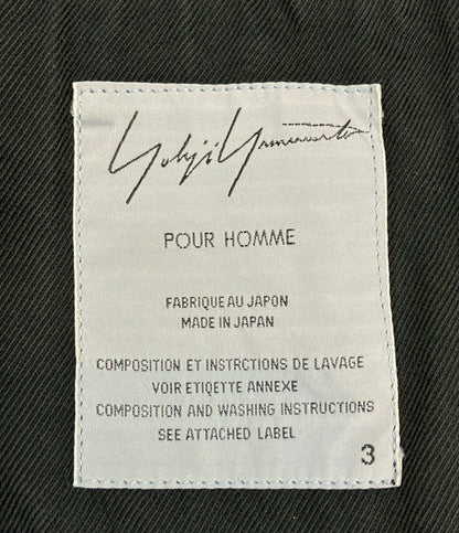 Yohji Yamamoto プルームオム レザージャケット メンズ SIZE 3 (L) ヨウジヤマモト