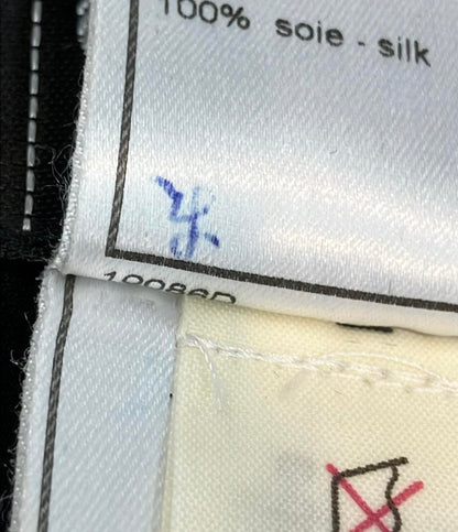 CHANEL フリルスカート ラッフル 3段ティアード CCマーク シルク100%  00SS P15489V02158 レディース SIZE 38 (M) シャネル