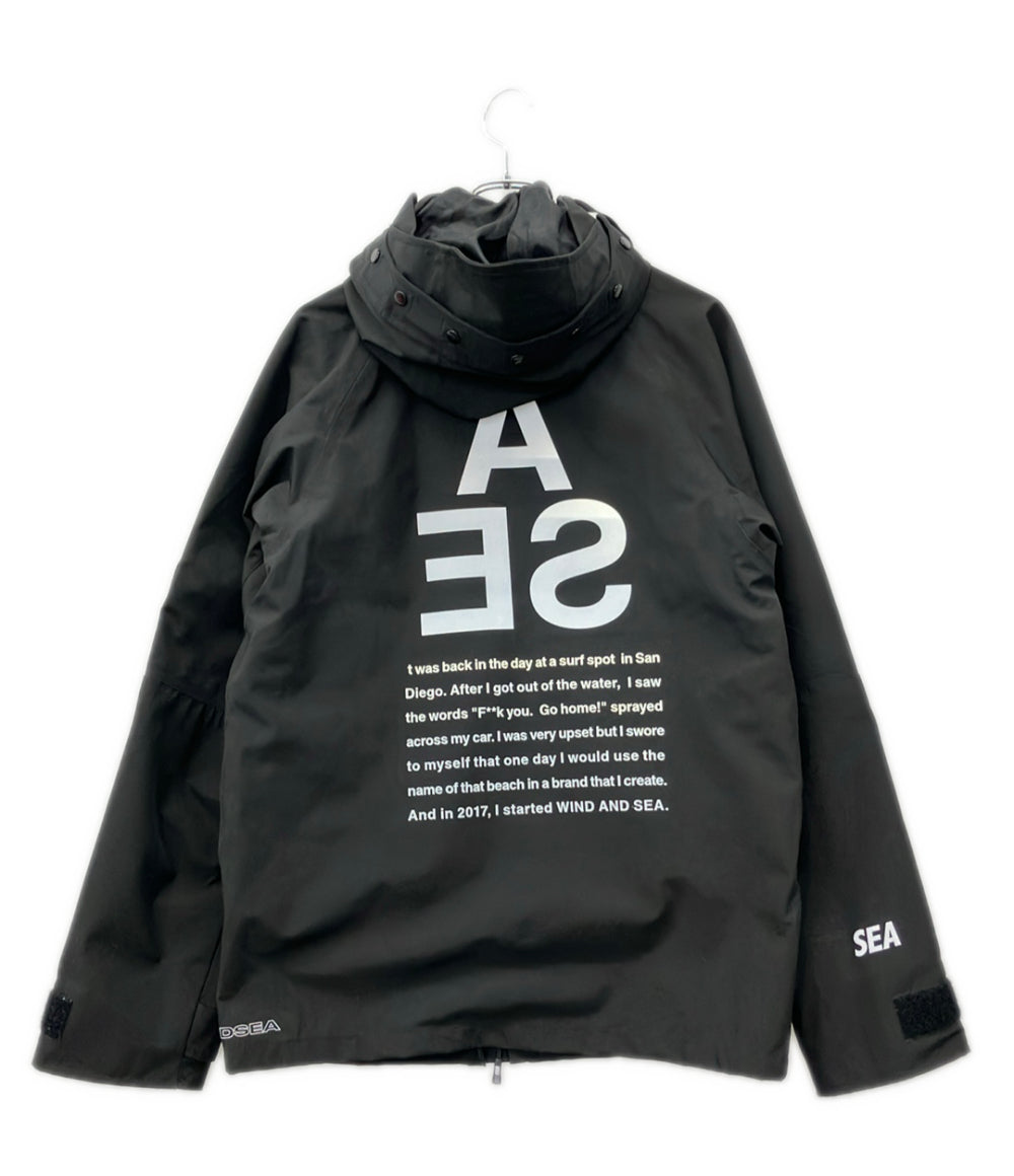 WIND AND SEA リフレック ウォータープルーフ パーカー メンズ SIZE S ウィンダンシー