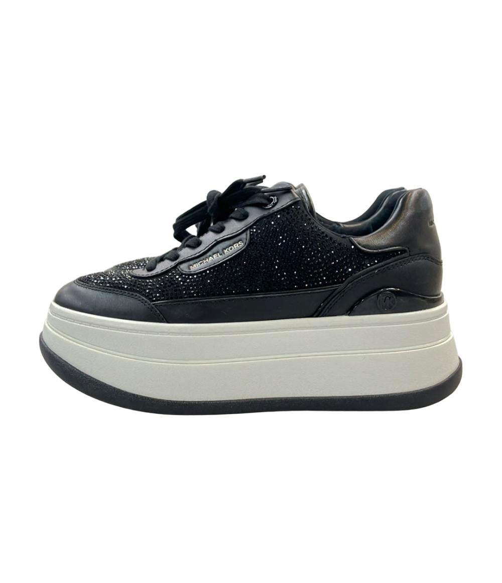 MICHAEL KORS ローカットスニーカー 厚底 HAYES エンベリッシュ レザー レディース SIZE 7.5 M (24.5cm) マイケルコース