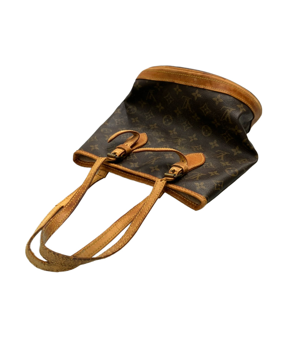 訳あり LOUIS VUITTON トートバッグ バケットPM モノグラム M42238 レディース ルイ・ヴィトン