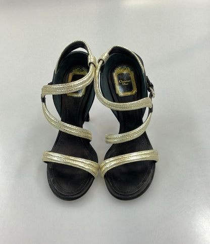 Christian Dior パンプス サテン レディース SIZE 35 1/2 D (22.5cm) クリスチャンディオール