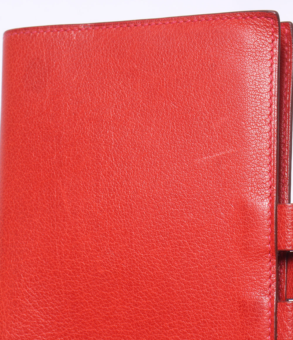 HERMES 手帳カバー シルバー金具 □L刻印 アジェンダ ヴィジョン レディース エルメス