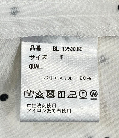 美品 ツルバイマリコオイカワ ノースリーブブラウス レディース SIZE F (M) Tsuru by Mariko Oikawa