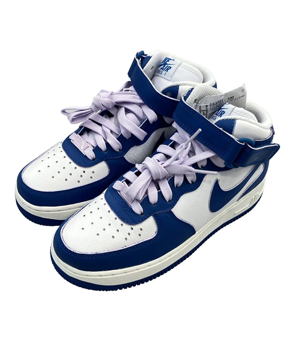 美品 ナイキ ミドルカットスニーカー AIR FORCE 1 07 MID DX3721-100 レディース SIZE 23.5 (M) NIKE