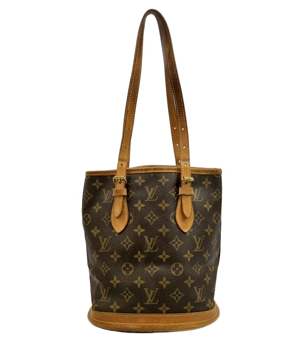 訳あり LOUIS VUITTON トートバッグ ショルダーバッグ 肩掛け バケットPM モノグラム M42238 レディース ルイ・ヴィトン