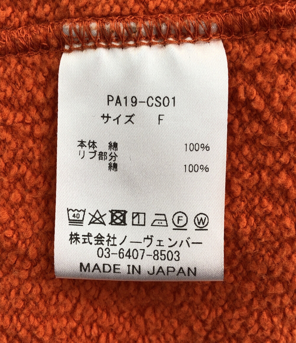 ハーフジップパーカー      レディース SIZE F (M) PHEENY