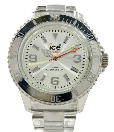 ice watch 腕時計 クオーツ シルバー メンズ アイスウォッチ