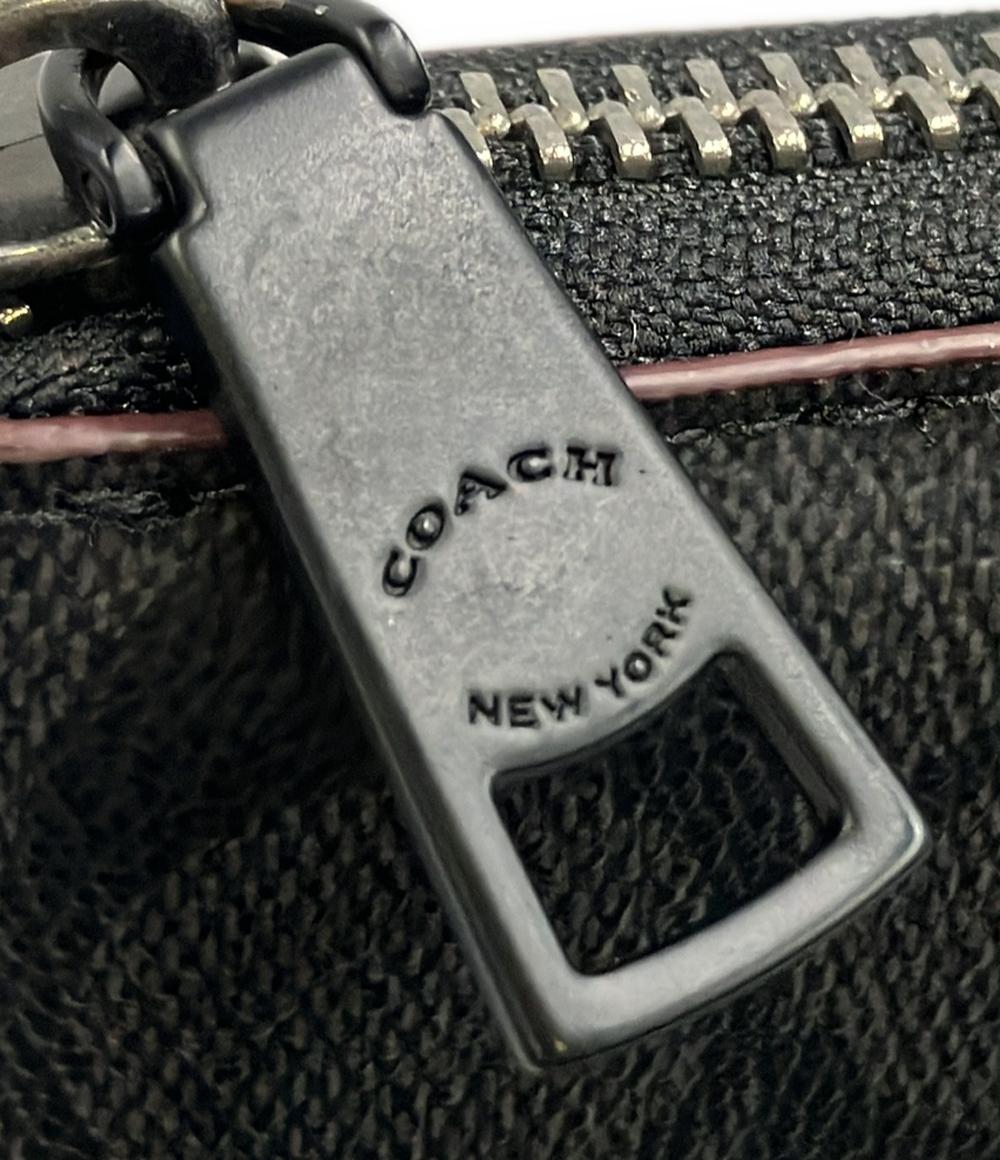 COACH ラウンドファスナー長財布 シグネチャー メンズ レディース コーチ