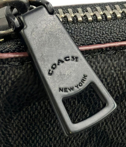 COACH ラウンドファスナー長財布 シグネチャー メンズ レディース コーチ
