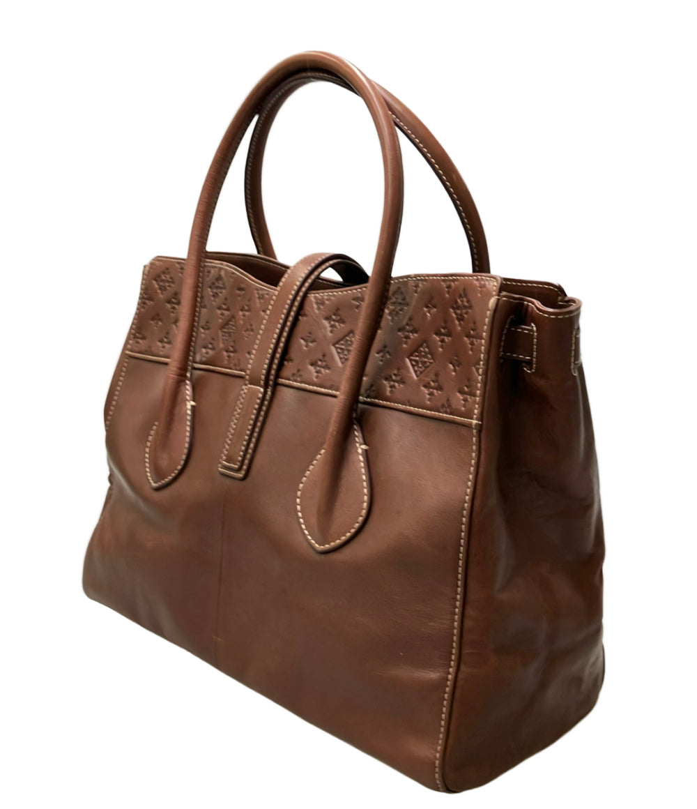 russet トートバッグ レザー アナグラム柄 レディース ラシット