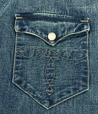 RRL RALPH LAUREN 長袖 デニムシャツ メンズ SIZE M ダブルアールエル ラルフローレン