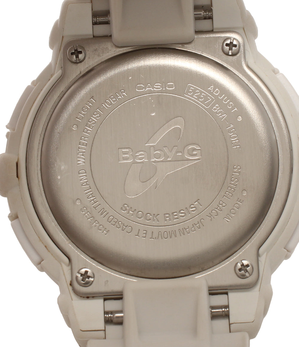 CASIO 腕時計 Baby-G クオーツ ホワイト BGA-150EF レディース カシオ