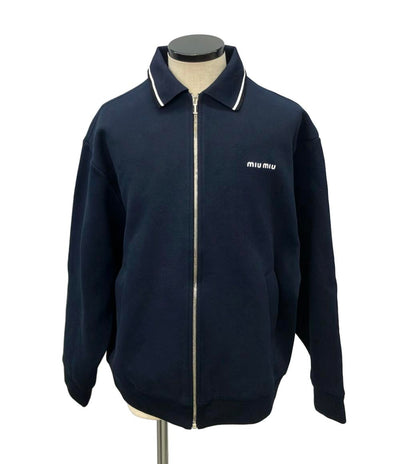Miu Miu ブルゾン トラックジャケット ボンデッドピケとテクニカルジャージーのブルゾンジャケット ML1258 メンズ SIZE 40 (L) ミュウ ミュウ