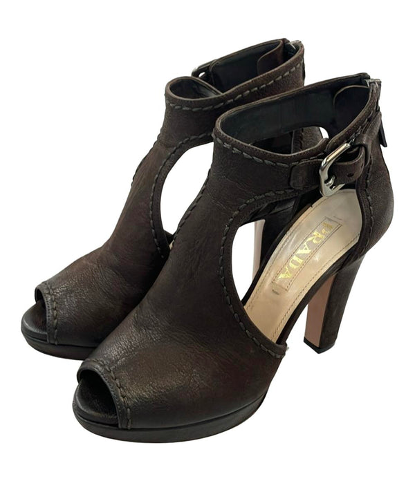 PRADA オープントゥヒールサンダル レディース SIZE 34 22(cm) プラダ