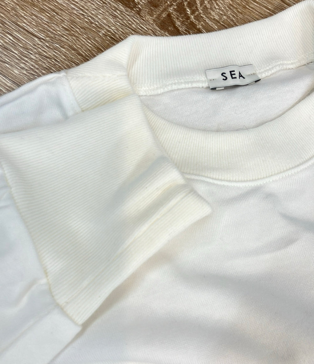 SEA 長袖Tシャツ スウェット ヘビーコットン クルーネック プルオーバー 110706228 レディース SIZE FREE (M) シー