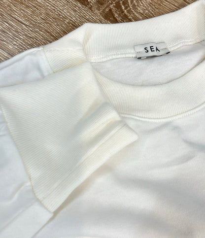 SEA 長袖Tシャツ スウェット ヘビーコットン クルーネック プルオーバー 110706228 レディース SIZE FREE (M) シー