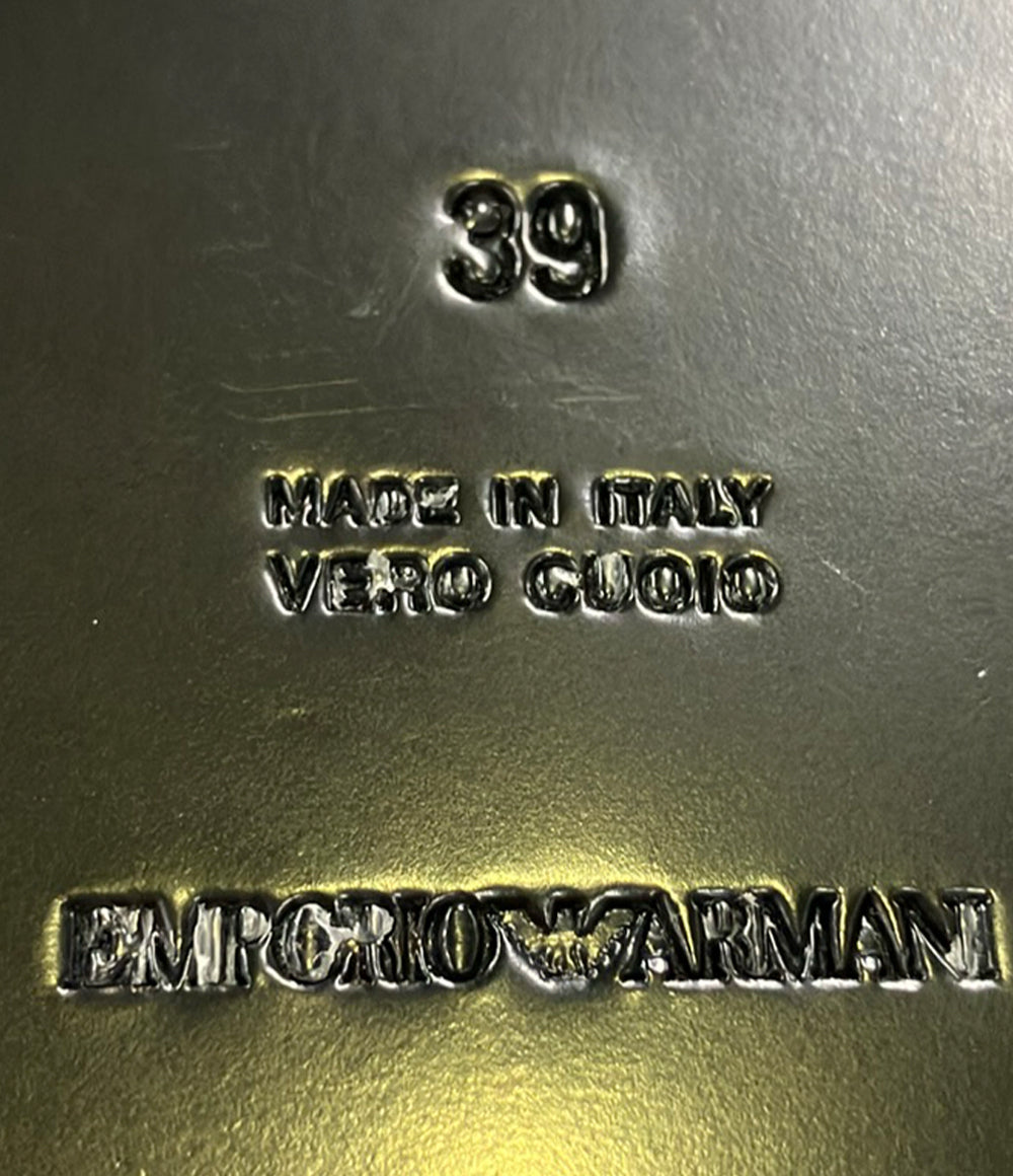 美品 Emporio Armani フラットシューズ メンズ レディース SIZE 39 エンポリオ・アルマーニ