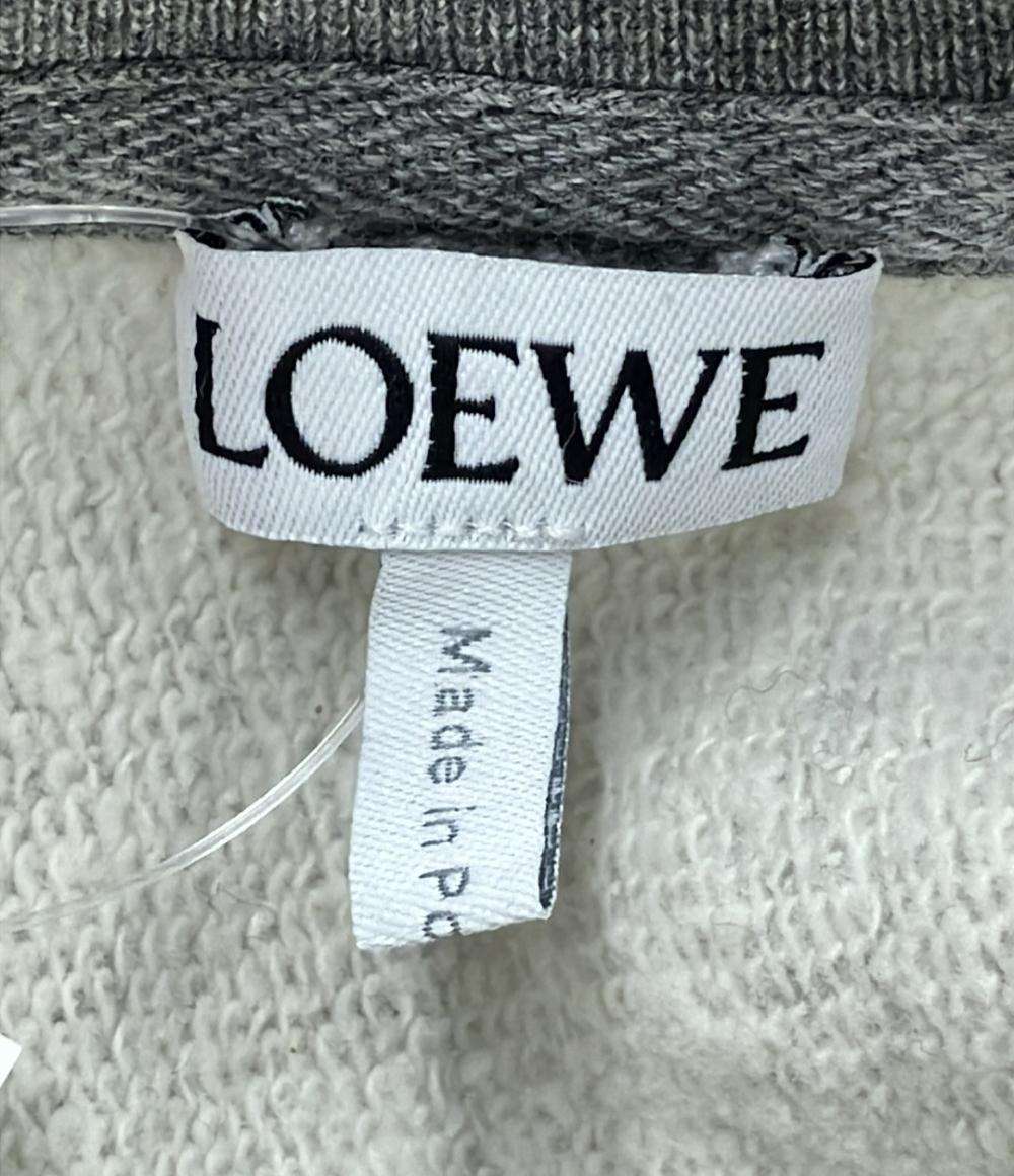 美品 LOEWE スウェット トレーナー バイカラー ロゴ刺繍 S359Y24X09 レディース SIZE XS ロエベ