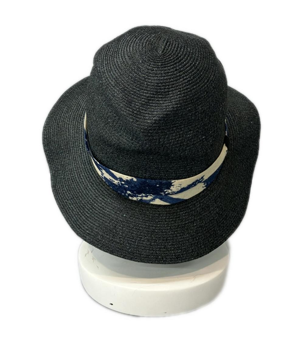 美品 カシラ 麦わら帽子 ストローハット レディース SIZE L CA4LA