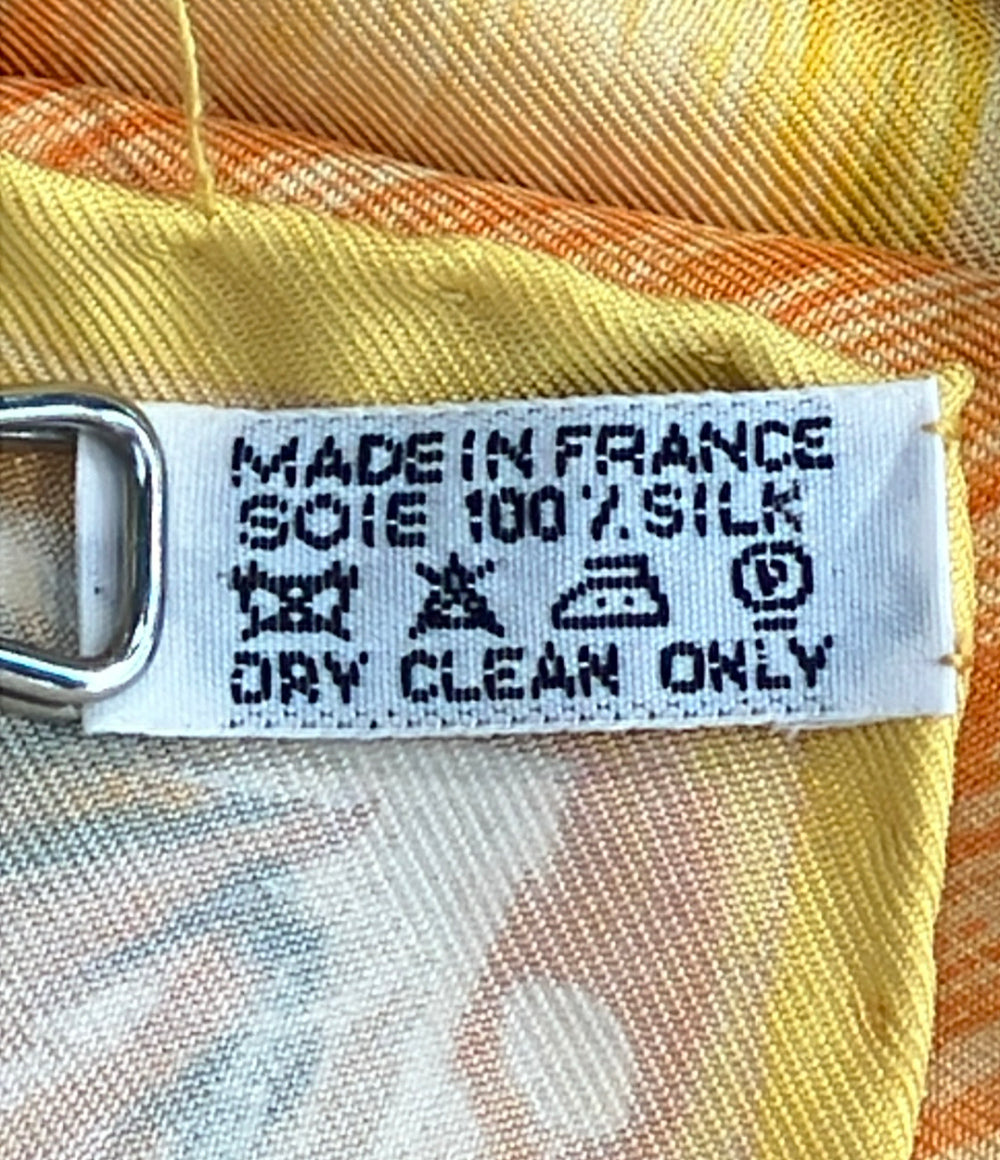HERMES スカーフ カレ90 シルク100% フー・デュ・シエル(天の火) レディース エルメス