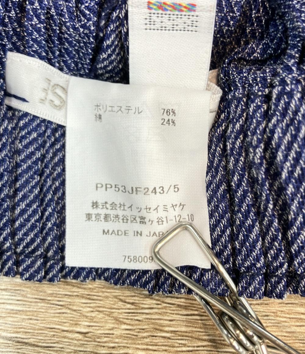 PLEATS PLEASE イージーパンツ 25AW COTTON DENIM PP53JF243 レディース SIZE 5 (XL) プリーツプリーズ