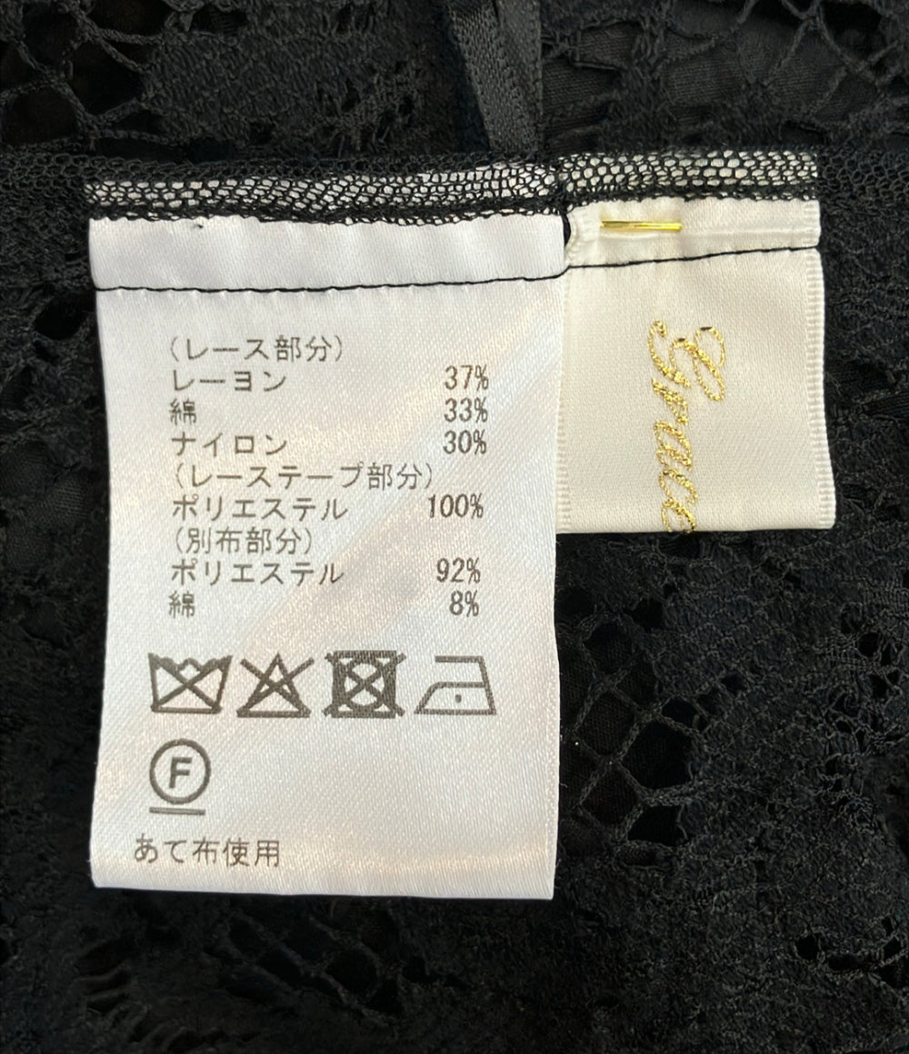 GRACE CONTINENTAL 半袖 レースポンチョ シャツ レディース SIZE 36 グレースコンチネンタル