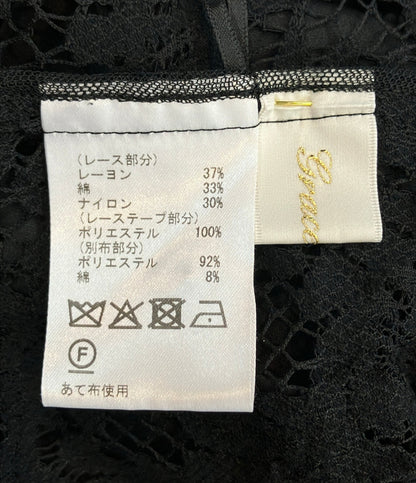 GRACE CONTINENTAL 半袖 レースポンチョ シャツ レディース SIZE 36 グレースコンチネンタル