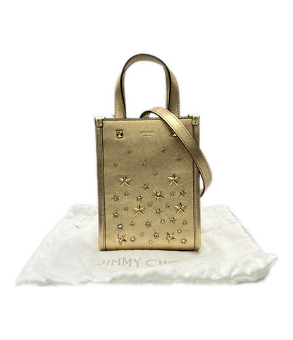 Jimmy Choo 2WAY ハンドバッグ ショルダーバッグ 斜め掛け MINI NS TOTE レディース ジミーチュウ