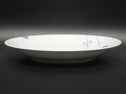 美品 Royal Copenhagen プレート 大皿 26cm ブルーパルメッテ ロイヤルコペンハーゲン